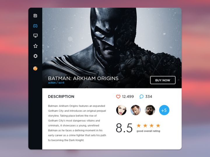 Gaming Widget