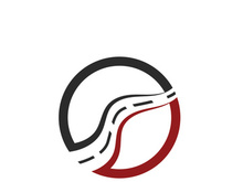 road logo and symbol template vector