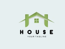 Home Design Logo, Building Logo, Property And Construction Company Icon