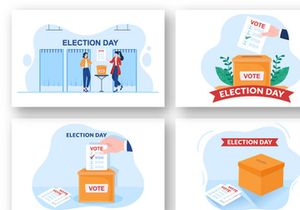 14 Election Day Political Illustration