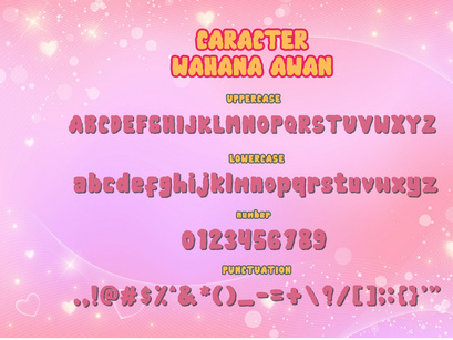 Wahana Awan - Bubble Retro Font