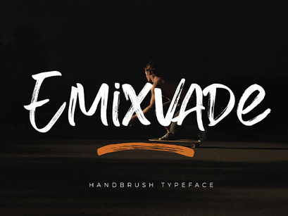Emixvade - Handbrush Font