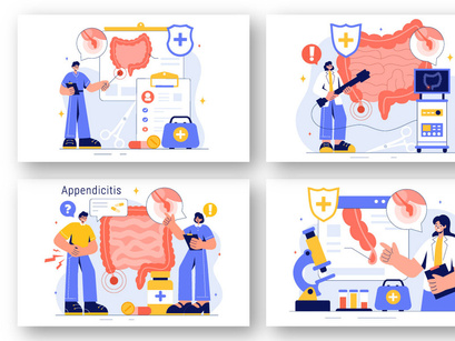 9 Appendicitis Inflammation Illustration