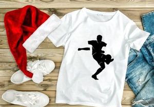 Soccer player kicking a ball in mid air with dynamic movement and energy