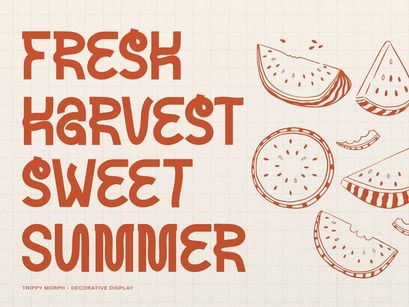 Trippy Morph | Decorative Font