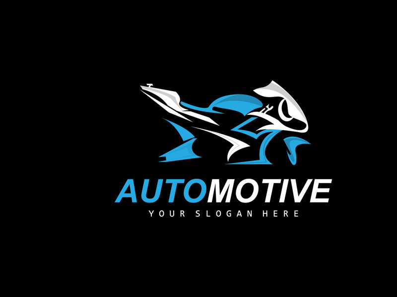 Motorcycle Logo, MotoSport Vehicle Vector, Design For, Automotive
