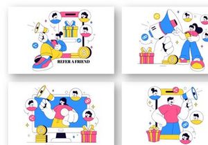 10 Refer a Friend Illustration