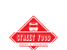 Street Food Chalk Handwriting Typography for Restaurant Street Food Chalk Handwriting Typography for Restaurant