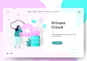 Security Business sets Illustration