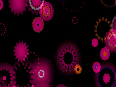 10 Animation Abstract kaleidoscope background