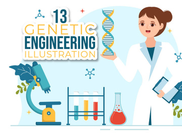 13 Genetic Engineering and DNA Modifications Illustration preview picture
