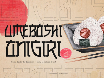 Nettore | Japanese Typeface