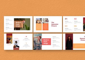 Hot Color Google Slide Template
