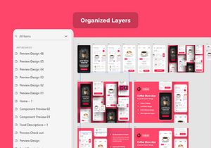 Coffee Store App UI Kits