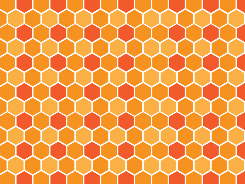 Honeycomb bee wallpaper background vector