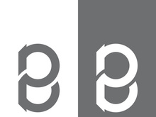 B letter logo template vector illustration