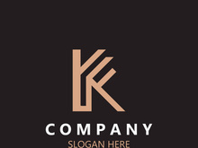 Letter KA, AK initial Logo, simple and Luxury monogram Icon Vector business identity design Template