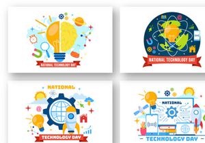 12 National Technology Day Illustration