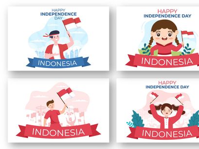 15 Indonesia Independence Day Illustration