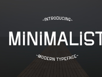 Minimalist - Modern Font preview picture