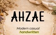 AHZAE – Modern Casual Handwritten Font - (TTF)
