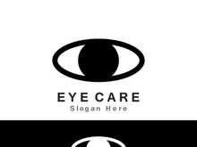 Eye Care vector logo design icon