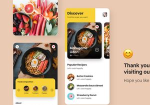 Tastely - Recipe Book Mobile App UI Kit