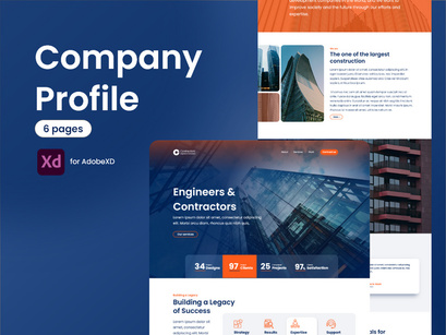 Company profile_UI Design
