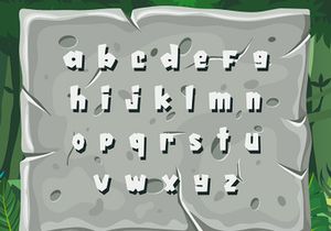 Rumbaz - Rimba, Forest, Game Font