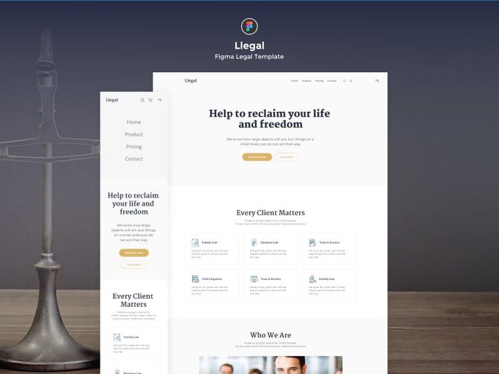 Llegal - Figma Legal Template