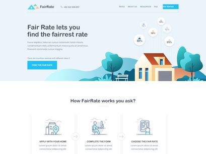 FairRate - Finance Web App UI Kit