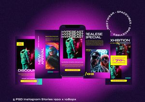 Instagram Template - Spacevibes  Fashion Streetwear