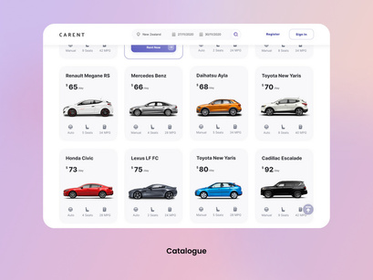 Carent - Car Rental Dashboard Saas App