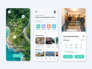Ui Boking Hotel app preview picture