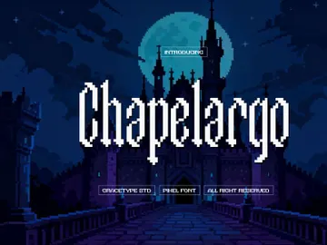 Chapelargo | Pixel Font preview picture