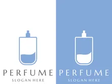Isolated luxury perfume perfume cosmetic creative logo can be used for business, company, cosmetic and perfume shop.