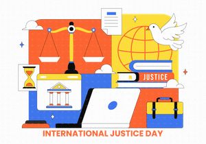 10 International Justice Day Illustration