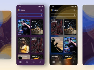 Podcast App Concept preview picture