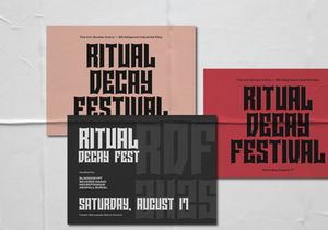 Core Raptor | Display Gothic Font