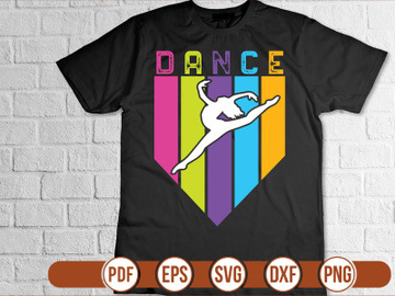 dance t shirt Design preview picture
