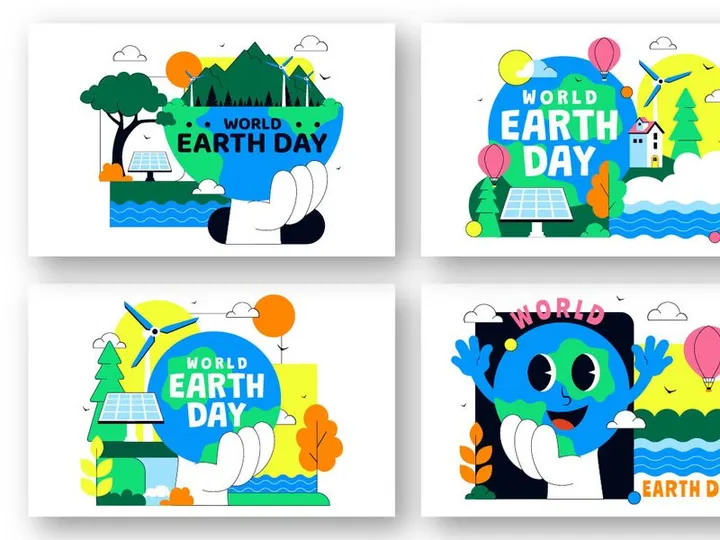 10 World Earth Day Illustration