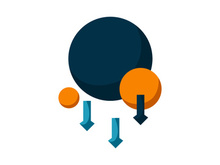 Physics Gravity Flat illustration