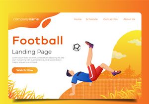 [Vol. 09] Sport Activity - Landing Page Illustration