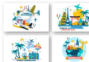 10 World Tourism Day Illustration