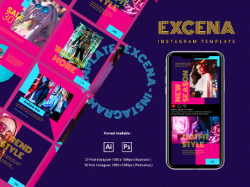 Instagram Template - Excena preview picture