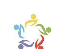 Community, network and social icon design template