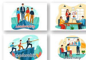 9 Business Leadership Illustration
