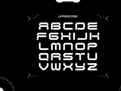 OSCURA - Futuristic Font