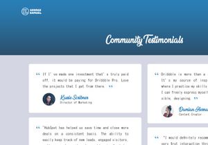 Testimonials | Daily UI challenge - Day 039/100