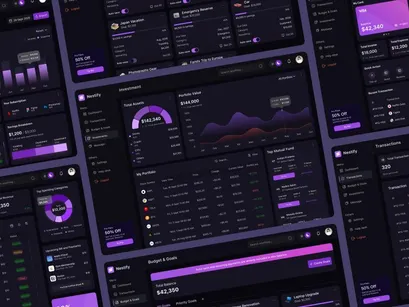 Nestify - Fintech Dashboard UI Kit